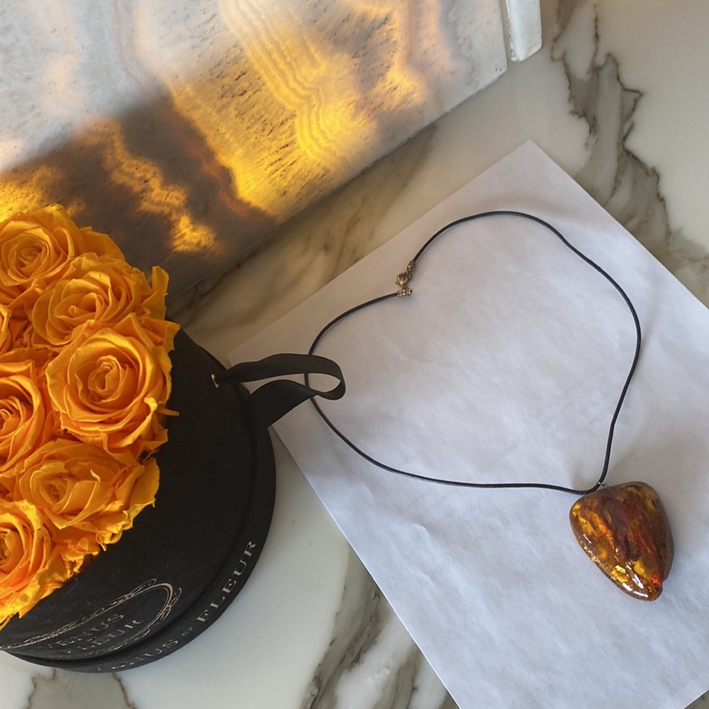 Statement Amber Necklace - image 7